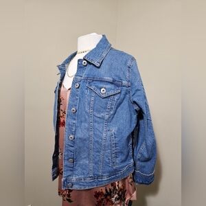 Style & Co Womens Denim Jacket